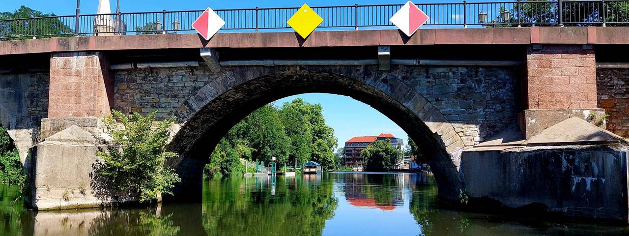 Blick Neumarktbruecke