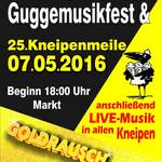 8. Guggemusikfest und 25. Kneipenmeile am 7. Mai 2016 in Merseburg.